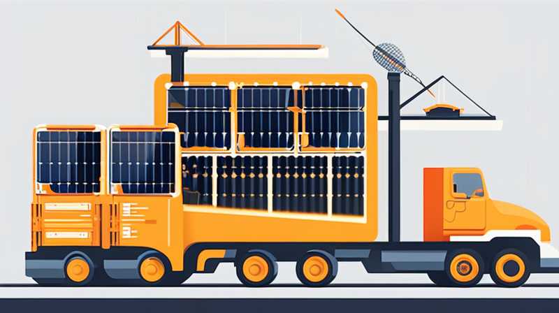 How much does it cost to unload solar energy with a crane?