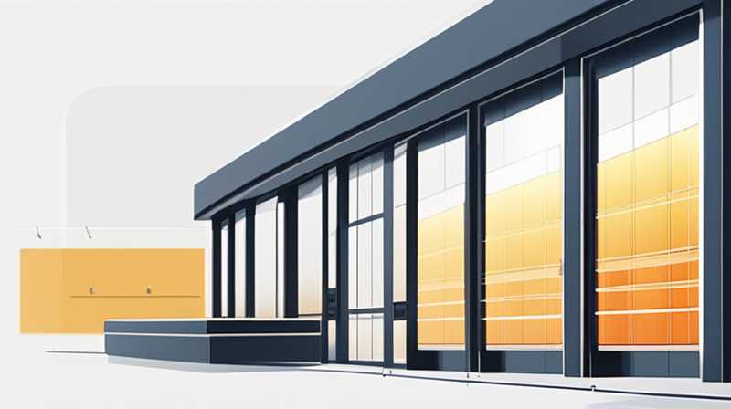 What is the principle of solar curtain wall