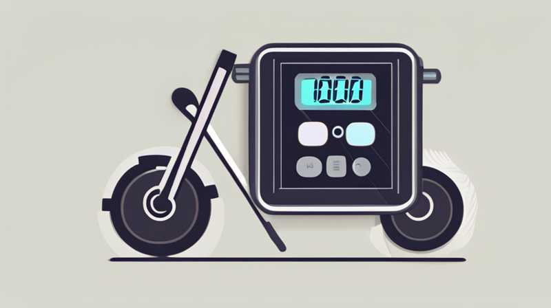 How to adjust the solar powered external tire pressure monitor