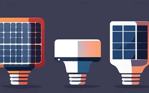 How to connect a solar light bulb when it is out of power