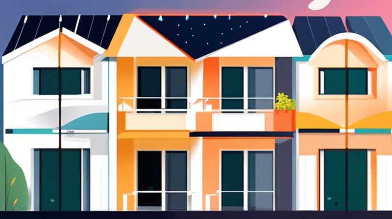 What solar lights are used in bungalows?