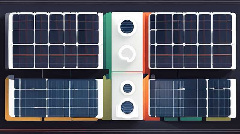 How many V does a shared solar panel have?