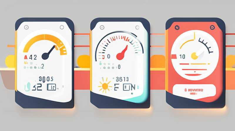 How to use solar display meter