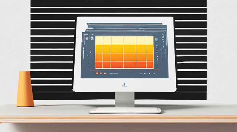 How does Zhongwo solar monitor work?