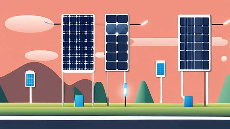 How many V does the photovoltaic panel of a solar street light have?