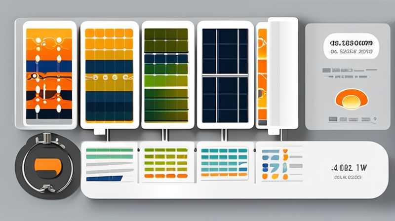 How many photovoltaic panels are needed for 1kw of solar energy?