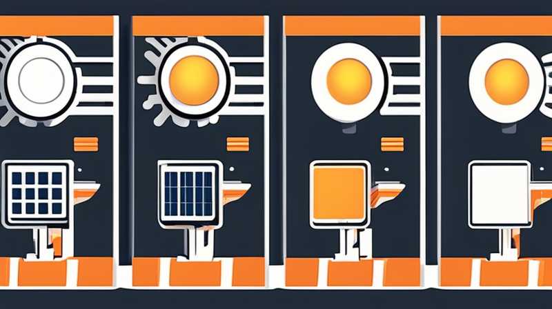 How many square meters is the solar street light pole