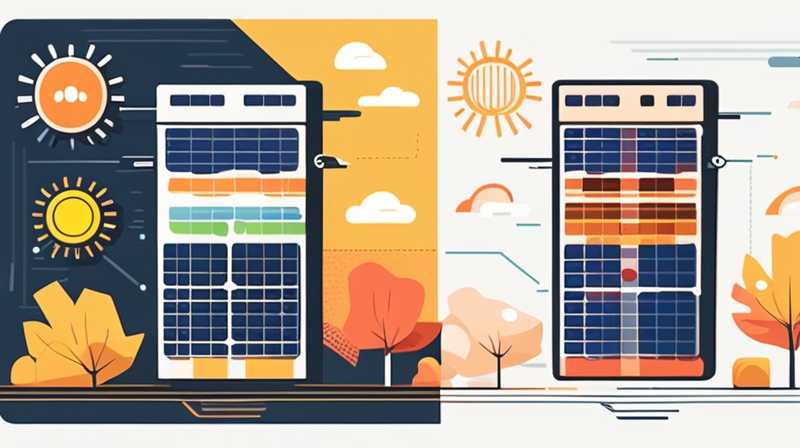 What is the change of solar power generation