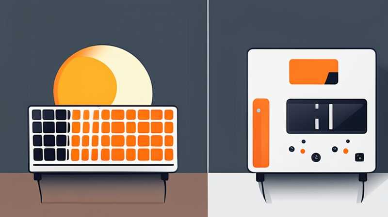 How many watts does solar panel heating use?