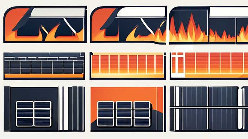 Why do solar panels burn batteries?