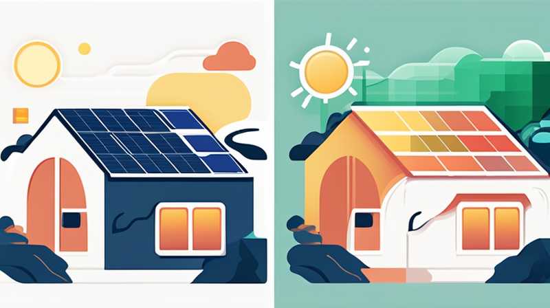 How many square meters of solar energy is enough for a household