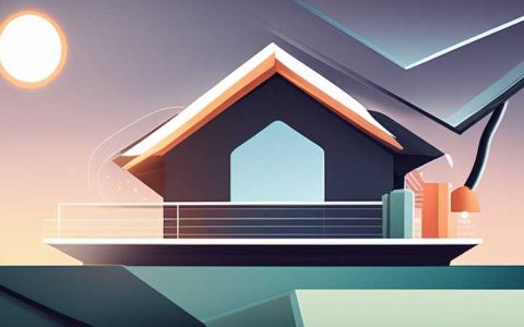 How many meters high is the solar roof?