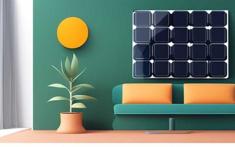 What is the power of wall mounted solar panels?