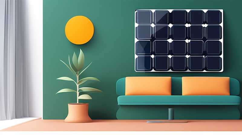 What is the power of wall mounted solar panels?