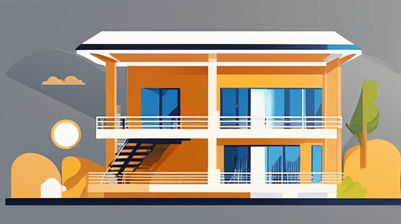 How many watts does a home solar balcony light have