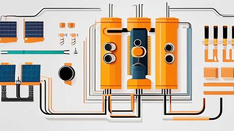 What are the components of solar solenoid valve