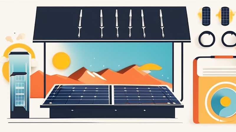 How to use solar energy to generate electricity