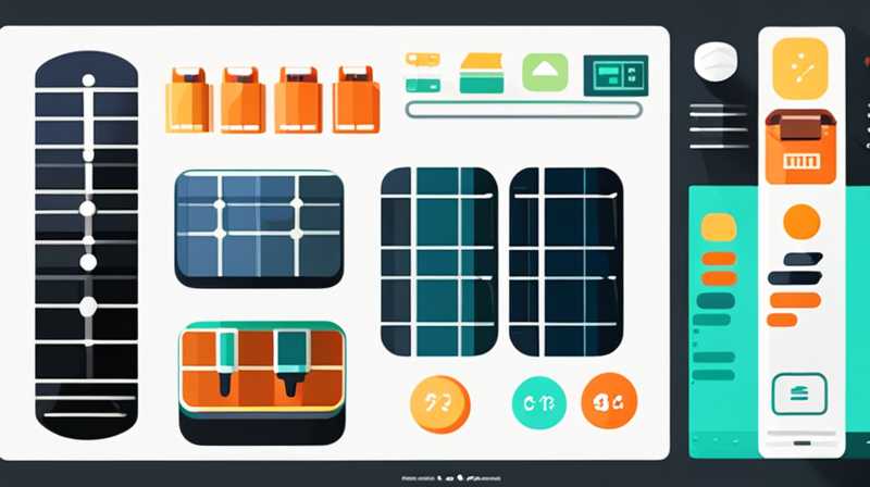 What batteries are used for solar panels