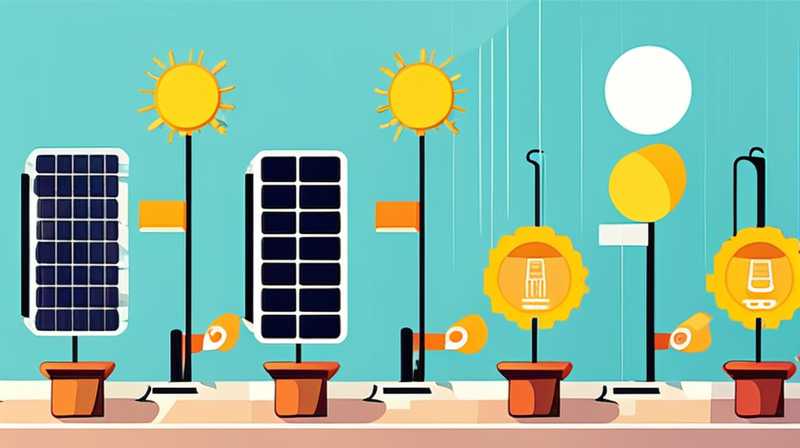 How to connect a solar lamp