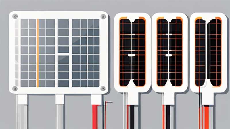 How to connect lithium battery to solar light line