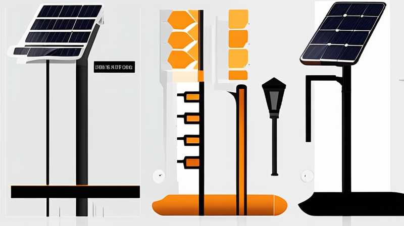 How to disassemble the courtyard solar street light