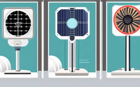 How to install a floor standing solar fan