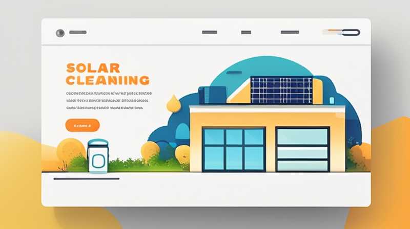 What are the solar cleaning services?