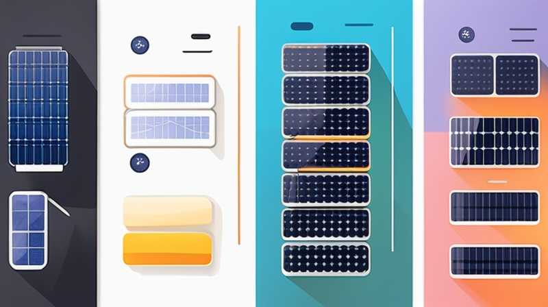 What are the elements of solar panels?