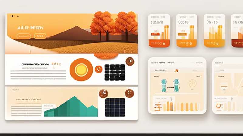 What is the autumn solar energy compared to?