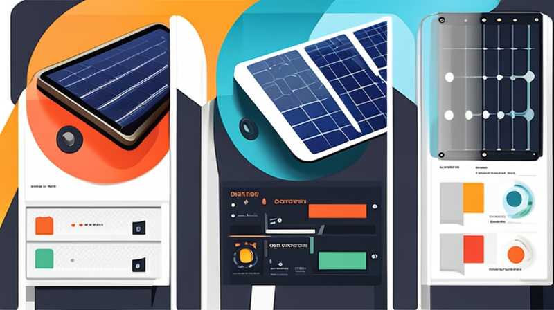 How to operate solar display panel