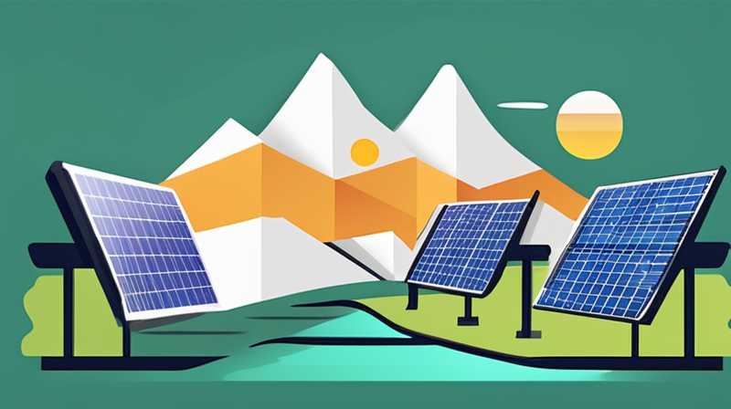 How to install solar power in mountainous areas