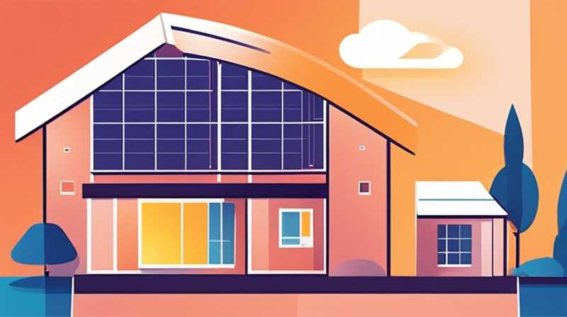 How to place solar energy in self-built houses