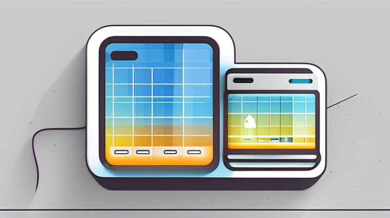 How many watts are enough for solar monitoring?