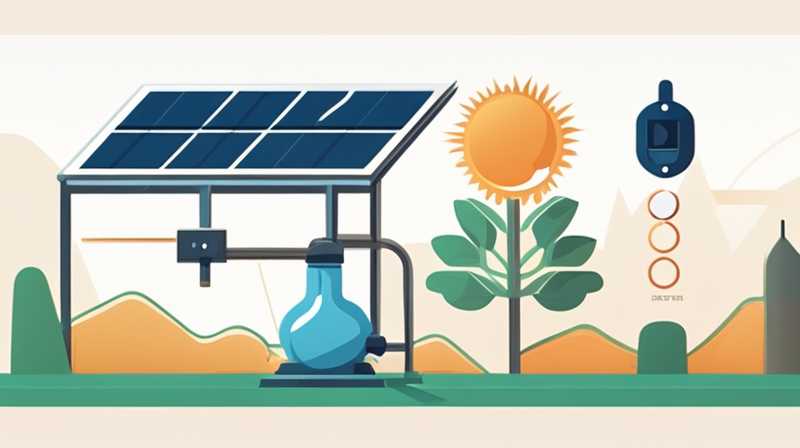 How to install a booster pump on a solar light