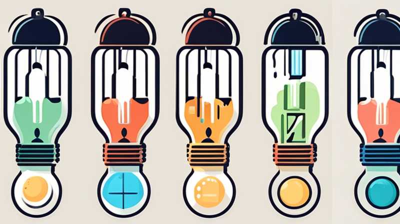 How to adjust the temperature of solar lamp bulb