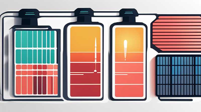 How do solar cells make lights