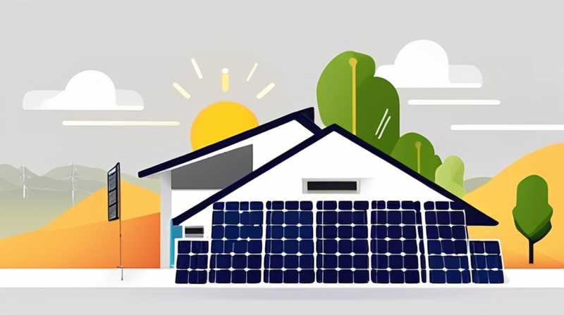 How to use electricity from solar photovoltaic panels