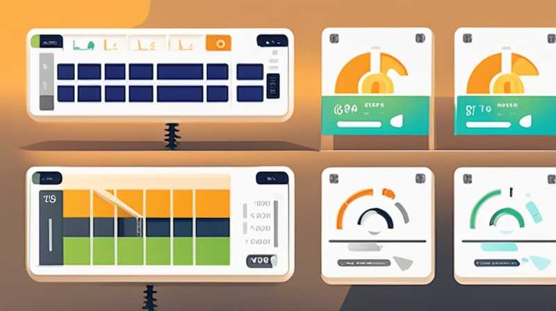 How to measure the output voltage of solar panels