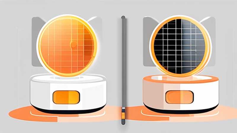 How to turn off the double-sided charging solar light