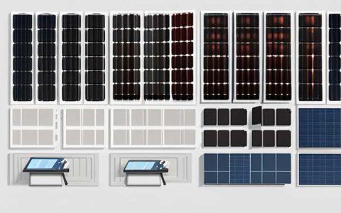 What are the components of polycrystalline solar panels?