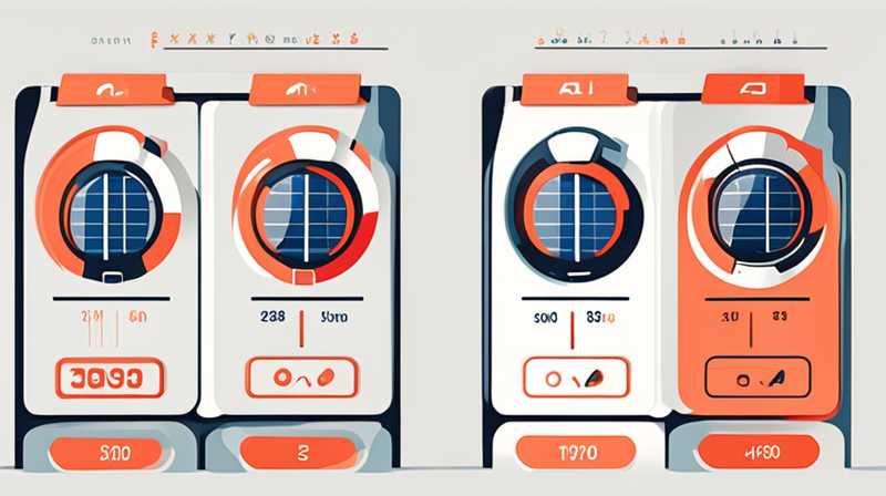 How to adjust the solar meter when replacing it with a new one