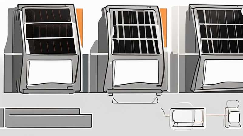 How to disassemble a small wall-mounted solar light