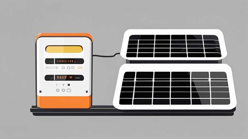 What is the open circuit voltage of the solar panel?