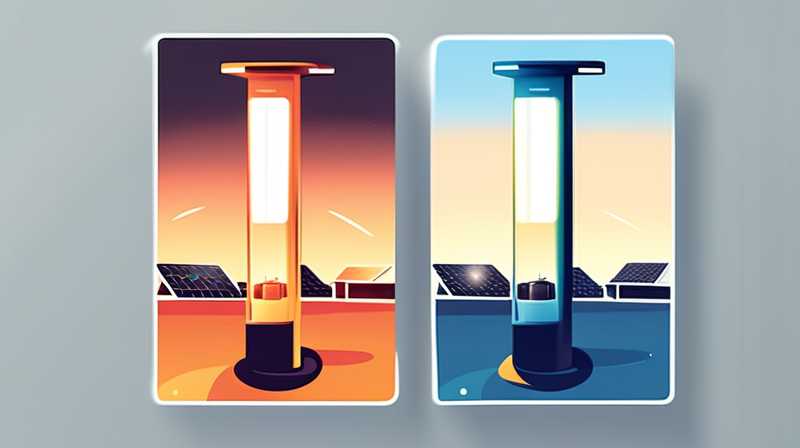 How to change the light of solar street light