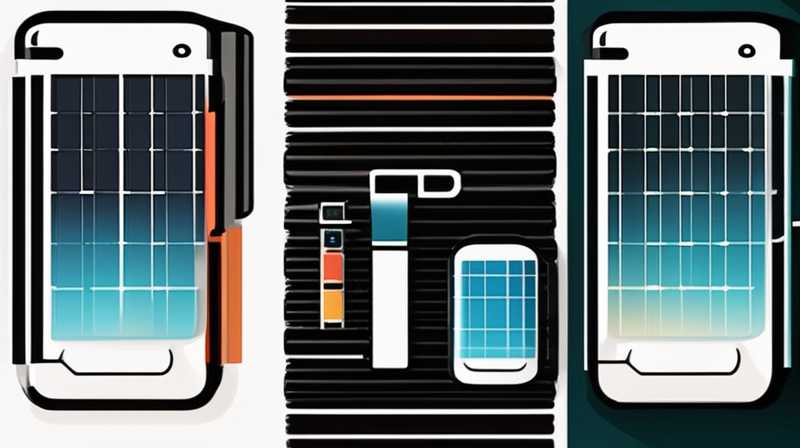 What battery should be connected to the solar panel