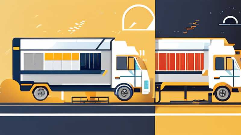 How many volts does solar power generate for commercial vehicles?