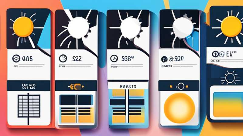 How many watts of light can a 6w solar panel use