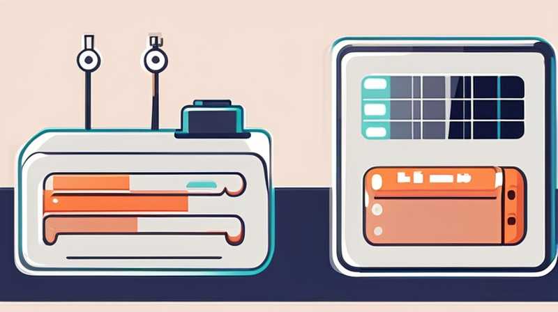 How to charge the battery connected by solar energy