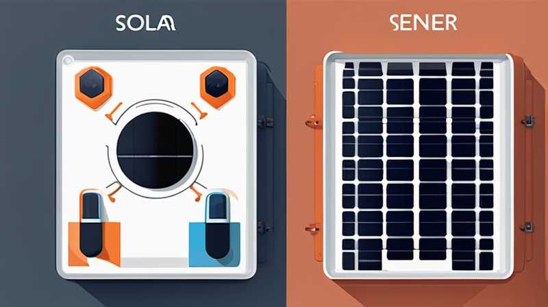 How to wire the solar replacement sensor