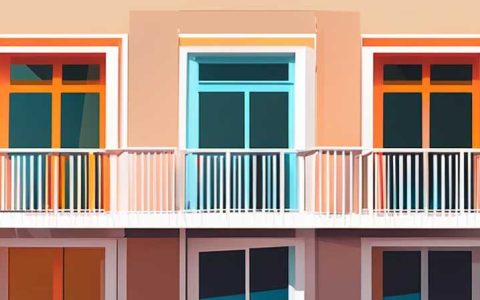 How often should the balcony be cleaned with solar energy?